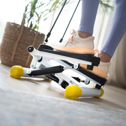 Stepper skośny z linkami HMS S3033 Żółty