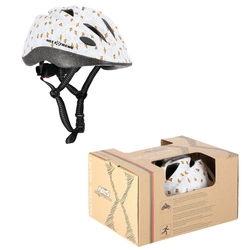 Kask dziecięcy Nils Extreme MTV65 biały rozm. M (49-58 cm)