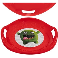 ŚLIZG TALERZ ZJAZDOWY UFO CZERWONY PROFILOWANY R.M