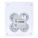 Kółka do łyżworolek SMJ sport YX 72x24 mm kpl. 4szt.