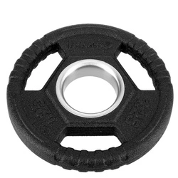 Talerz olimpijski ogumowany HMS TOH01 1.25 KG Czarny