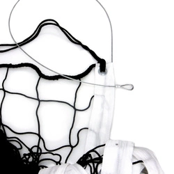 Siatka do siatkówki czarna kompletna z linką Legend