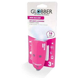Globber Mini Buzzer lampka LED + klakson / 530-110 DE1 różowy