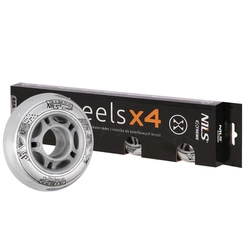 Kółka Nils Extreme PU 72x24 82A Przezroczyste (4 szt.)