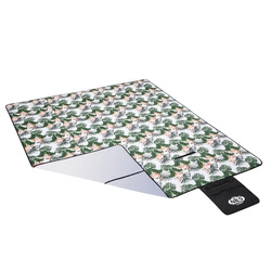 Koc piknikowy 220x200 PE ALU NC8008 liście NILS CAMP