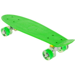 Deskorolka Plastikowa 22 Enero Zielona Led