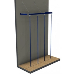 Drążki do wspinania do instalacji na konstrukcji naściennej typu "U"