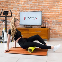 Mata fitness HMS klubowa z otworami MFK01 Orange-Black