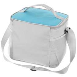 TORBA TERMICZNA 24x19x22CM 10L BŁEKITNO SZARA ENERO CAMP