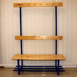 Ławko-wieszak do szatni jednostronny