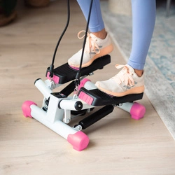 Stepper skośny z linkami HMS S3033 różowy