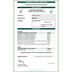 Stół do tenisa stołowego Sponeta S7-13I Master Compact