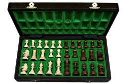 Szachy drewniane Turniejowe 3 – Magnetyczne Wypalane