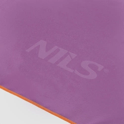 Ręcznik z mikrofibry NCR12 180x100 cm NILS CAMP purple-red
