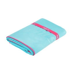 Ręcznik z mikrofibry 200x90 cm Nils Camp NCR13 jasnoniebieski