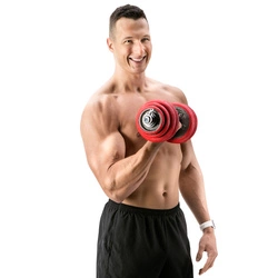 Sztangielki gumowane 30KG HMS SGGX30