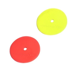 Znaczniki pola płaskie (maty znakujące) - zestaw 12 szt. żółto-pomarańczowe