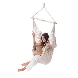 Krzesło Brazylijskie NC0033 BEŻOWE 130X100 CM NILS CAMP