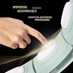 Hula Hop HHM15 GREEN z magnesem i obciążnikiem + licznik hms