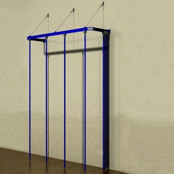 Drążki do wspinania do instalacji na konstrukcji naściennej typu "U"