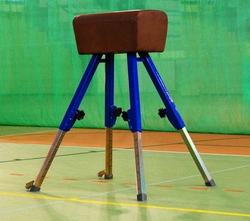 Kozioł gimnastyczny, sztuczna skóra