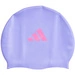 Czepek pływacki dla dzieci adidas 3-Stripes Swim fioletowy IM1045