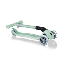 Hulajnoga 3-kołowa Globber Junior Foldable Lights ECOlogic / Pistachio 692-505