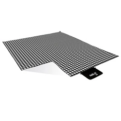 Koc piknikowy biało-czarny 300x200 cm PE + ALU NC2310 NILS CAMP