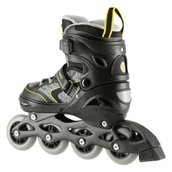 Łyżworolki NA14198 NILS EXTREME rozm. M (35-38) czarno-żółty
