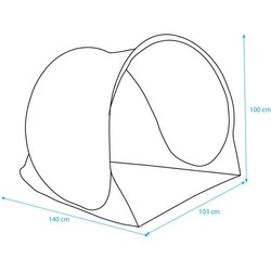 Namiot parawan plażowy samorozkładający 145x105x100/75CM Royokamp