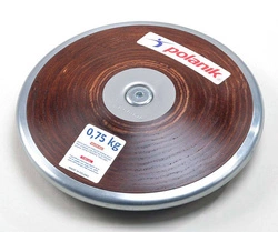 Dysk wyczynowy drewniany z szyldem Polanik HPD17-0,75-R5