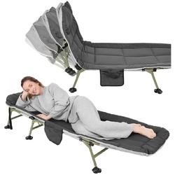 ŁÓŻKO TURYSTYCZNE SKŁADANE DELUXE HOLIDAY 190X64X30CM