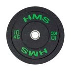 Talerz olimpijski bumper HTBR10 green 10 KG HMS