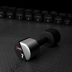 HPT07 2 x 7 KG HANTLE POLIURETANOWE TPU HMS