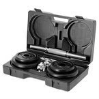  Sztangielki w walizce 2 x 10 KG Black HMS ST20