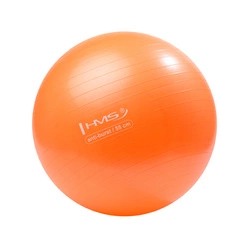 YB02N 55CM ORANGE ANTI-BURST PIŁKA GIMNASTYCZNA HMS