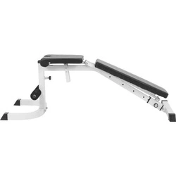 Ławka regulowana modlitewnik curl biała