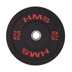 Talerz olimpijski bumper HTBR25 red 25 KG HMS