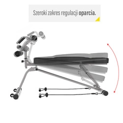 Ławka do ćwiczeń HMS PREMIUM L8022