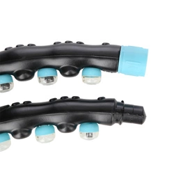 Hula Hop masujący z magnesami HMS HHP006 Black-Blue 98CM