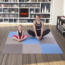 MP10 Mata puzzle multipack blue-grey 9 elementów 10MM ONE FITNESS