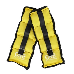 Obciążniki na rzep One Fitness WW01 Yellow 2 x 0.7 KG