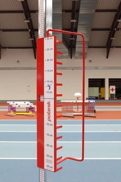 Stojak szkolny z ogranicznikiem upadku poprzeczki Polanik STW18-04