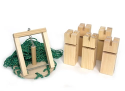 Gra integracyjna Wieża DŻWIG, wieża współpracy zielony