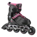 Łyżworolki Nils Extreme NA11002 czarno/fioletowe rozm. M (35-38)