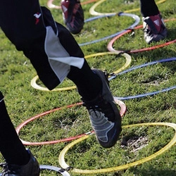 Drabinka koordynacyjna z obręczy 40cm - Legend Sport