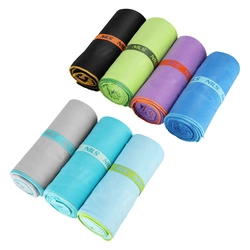 Ręcznik z mikrofibry NCR12 180x100 cm NILS CAMP blue-green