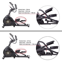 Orbitrek magnetyczny semi commercial H1802 HMS PREMIUM