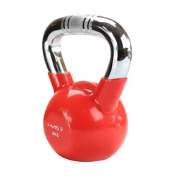 Kettlebell żeliwny winylowany HMS KTC08 RED