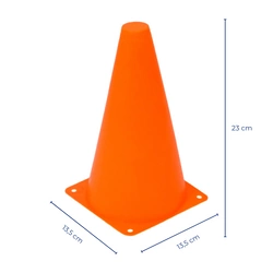 Pachołek treningowy 23 cm bez otworów – Legend Sport